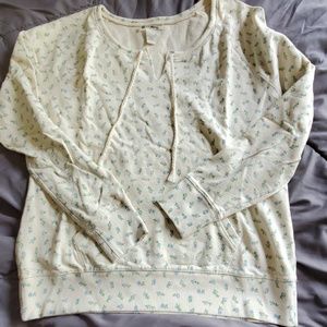 Lucky Brand Floral Sweatshirt